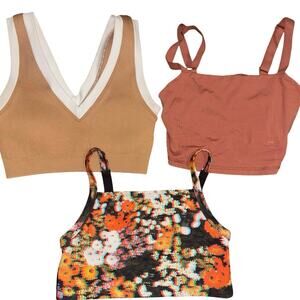 Offline by Aerie women’s sports bras/cropped top tanks - lot of 3 (size small)
